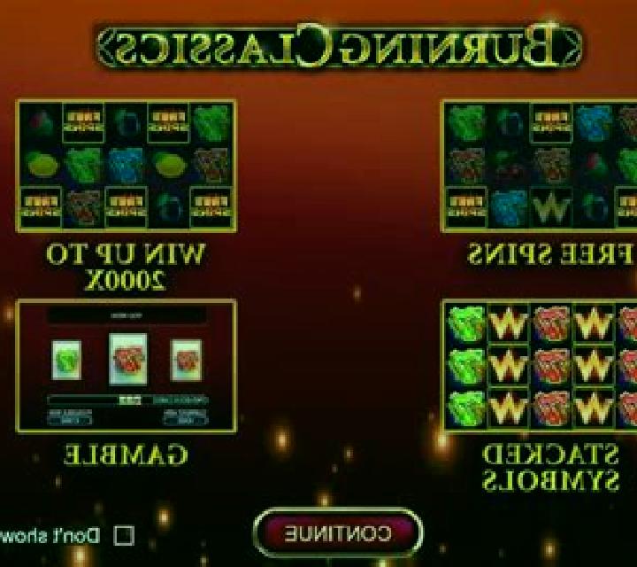Burning Classics slot machine