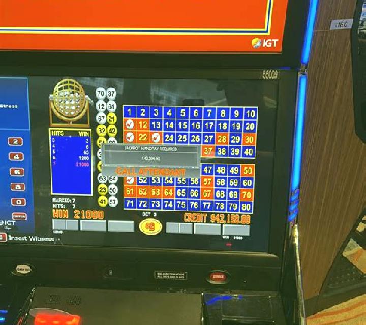 Burning Keno slot game
