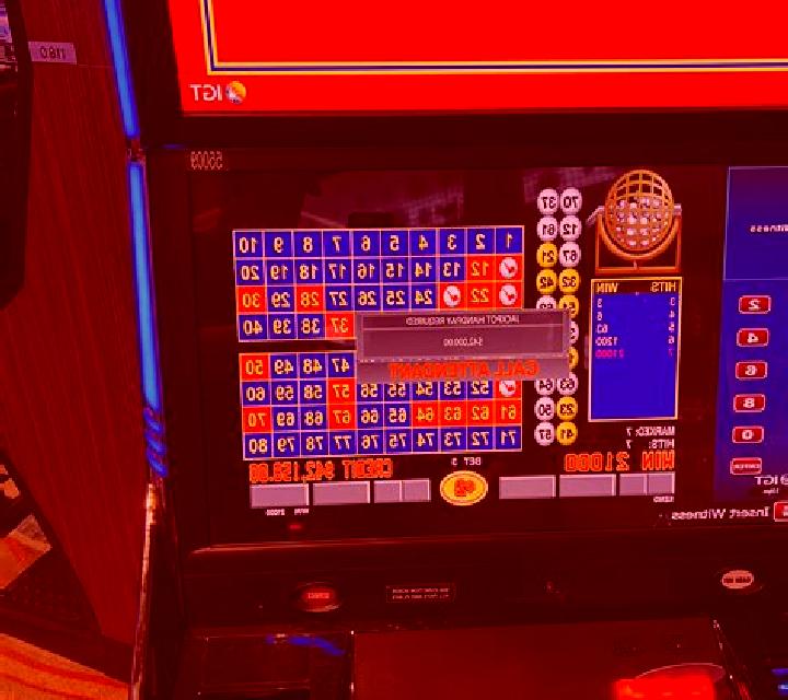 Burning Keno slot machine