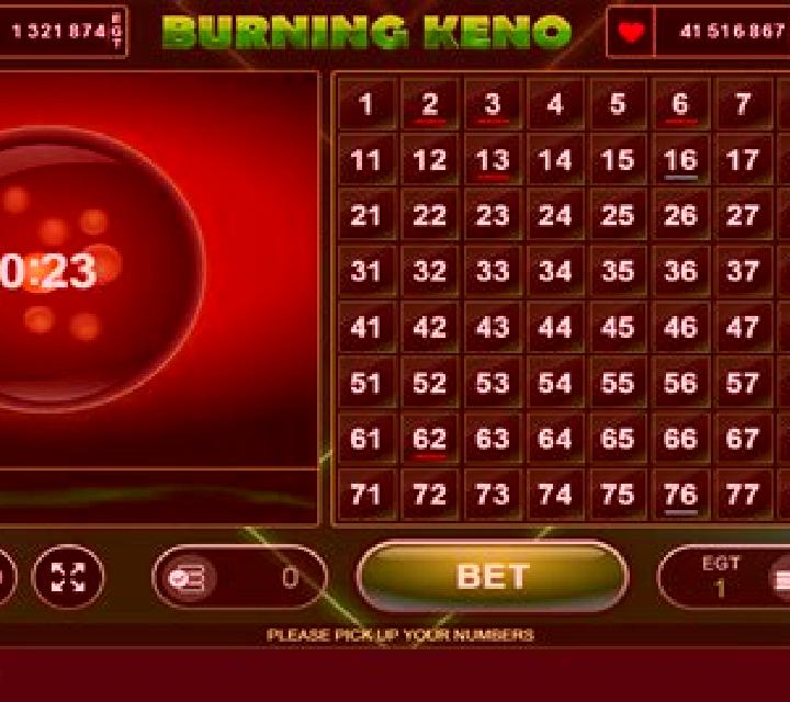 Burning Keno slot