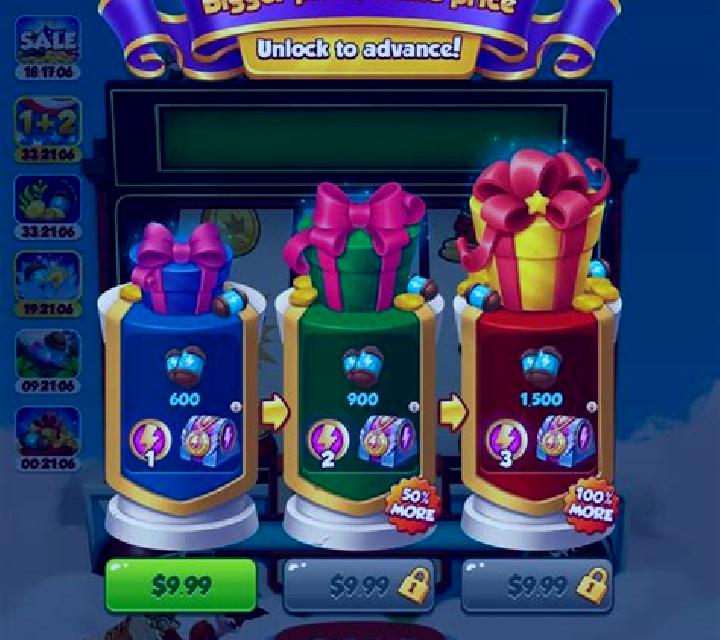 Bushtucker Prizes slot game