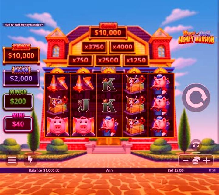 Bust The Mansion slot game