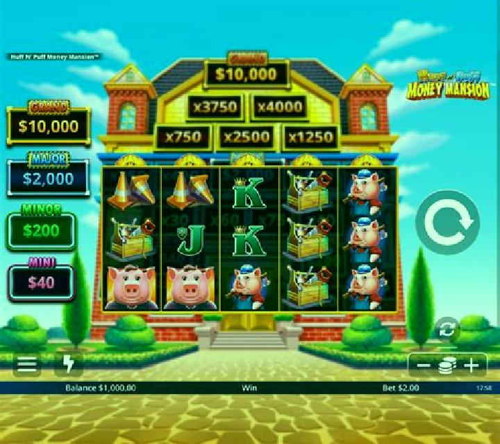 Bust The Mansion slot machine