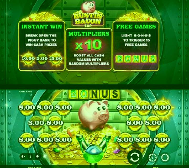 Bustin Bacon Tap slot game