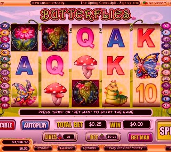 Butterflies slot game