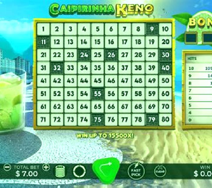 Caipirinha Keno slot game