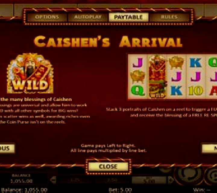 Caishen s Arrival slot machine