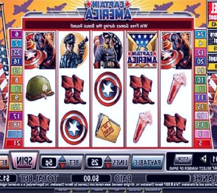Captain America slot machine