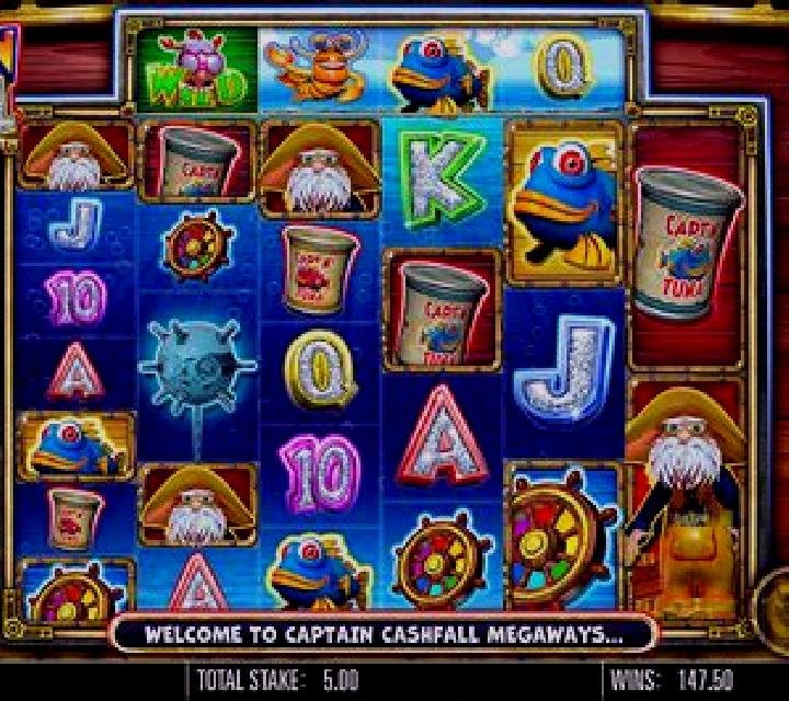 Captain Cashfall Megaways slot game