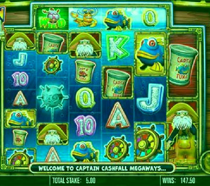 Captain Cashfall slot game