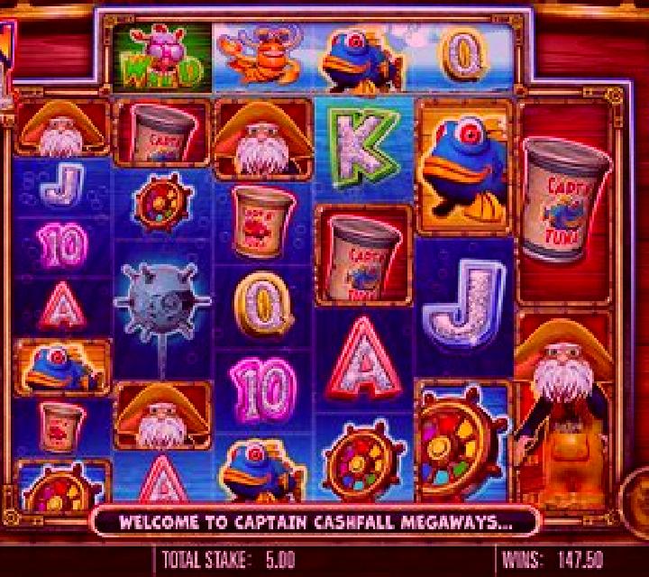 Captain Cashfall slot machine