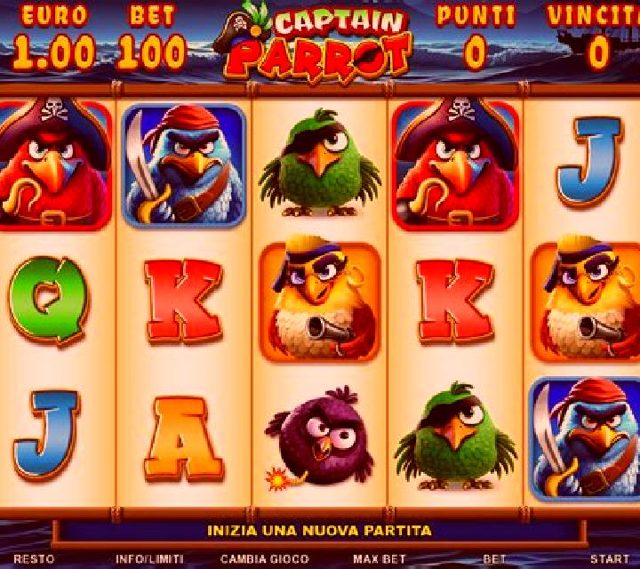 Captain Parrot slot machine