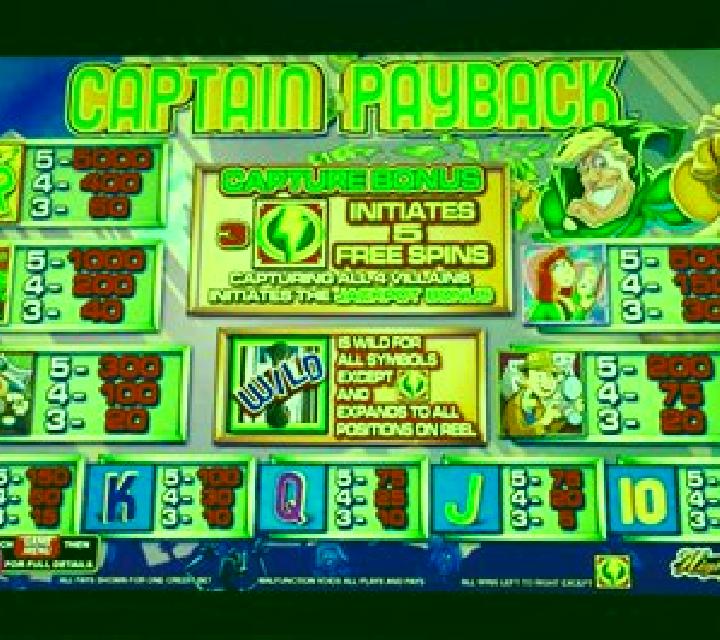 Captain Payback slot machine