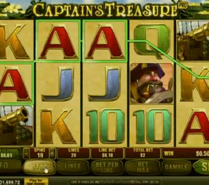 Captain s Treasure (Funky Games) slot machine