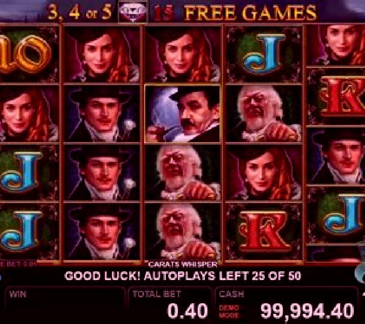 Carats Whisper slot machine