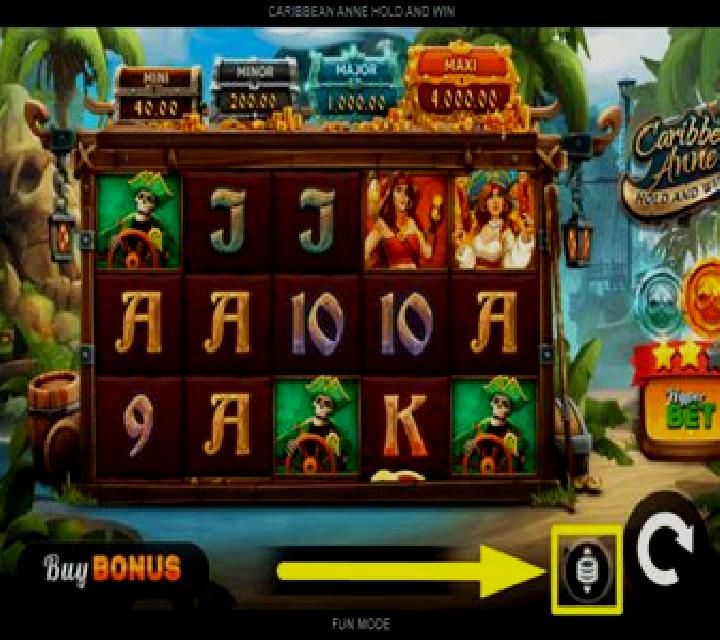 Caribbean Anne Hold and Win slot