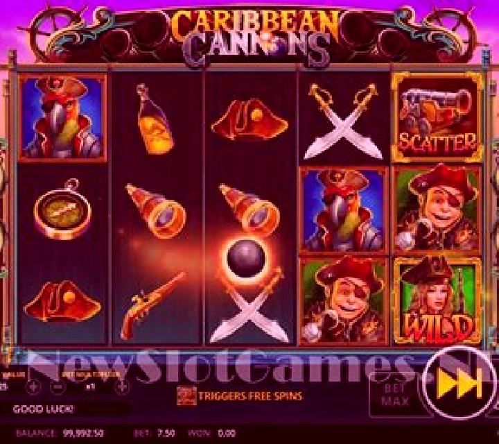 Caribbean Cannons online slot