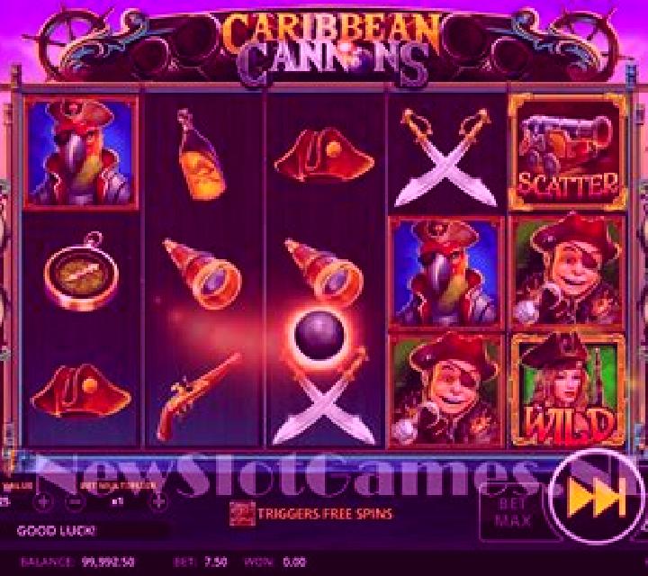 Caribbean Cannons slot game