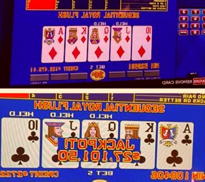 Caribbean Poker Royal Flush Jackpot slot machine