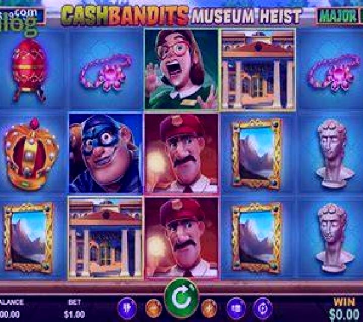 Cash Bandits Museum Heist slot game