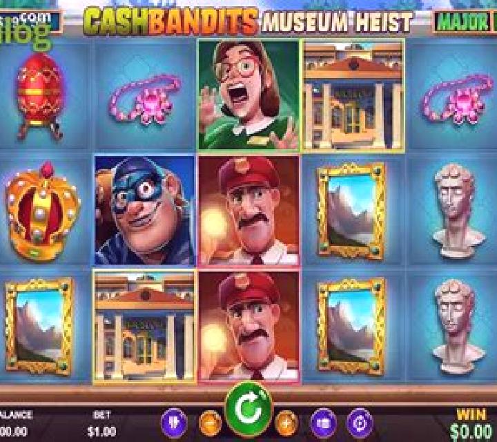 Cash Bandits Museum Heist slot machine