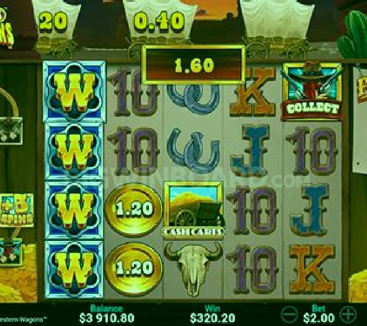 Cash Carts Western Wagons online slot