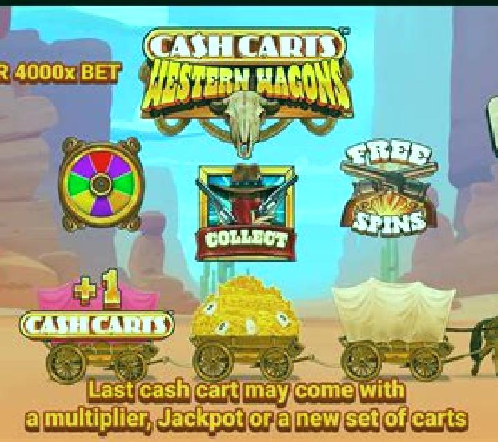 Cash Carts Western Wagons slot game