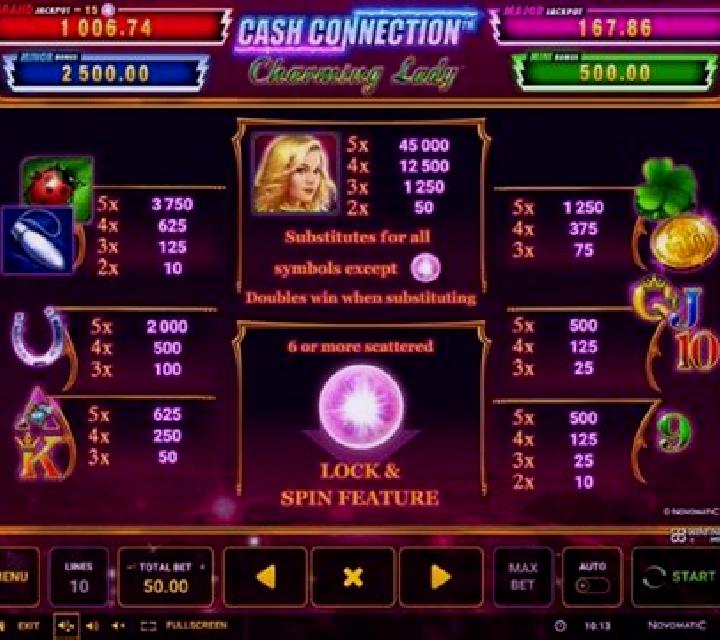 Cash Connection - Charming Lady s Boom Coins online slot