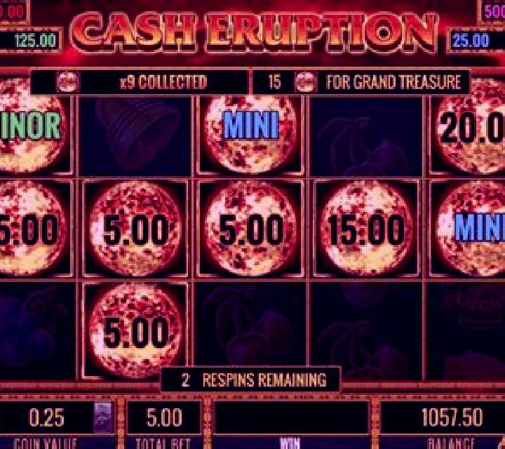 Cash Eruption Coins & Clovers slot game