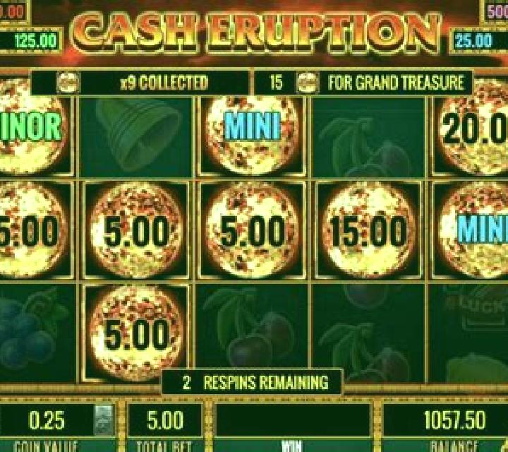 Cash Eruption Mines slot game