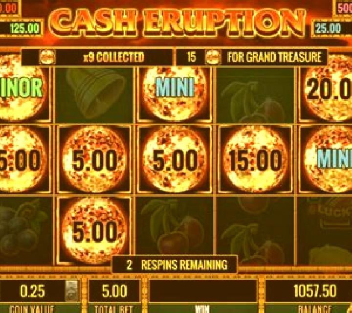 Cash Eruption Mines slot machine