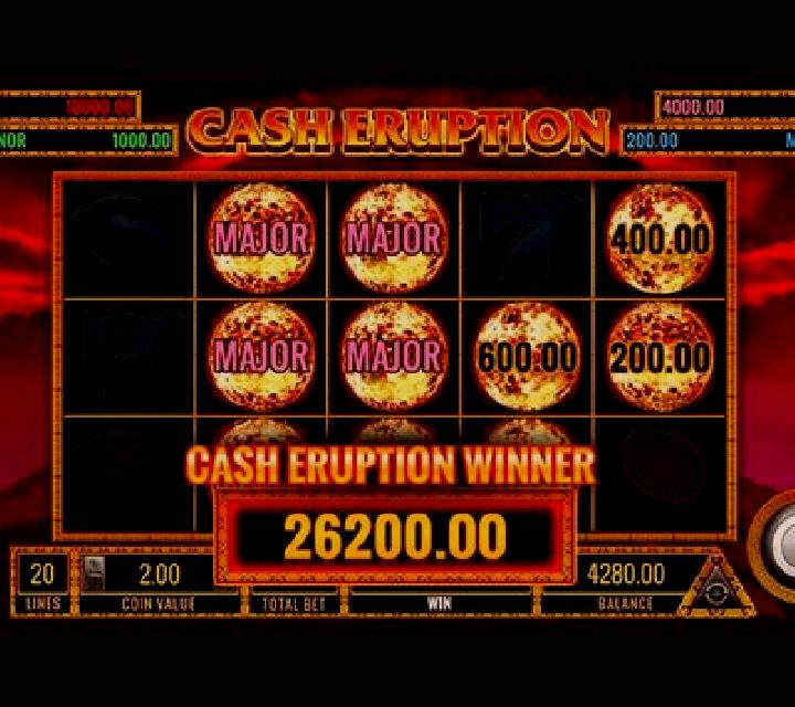 Cash Eruption slot game