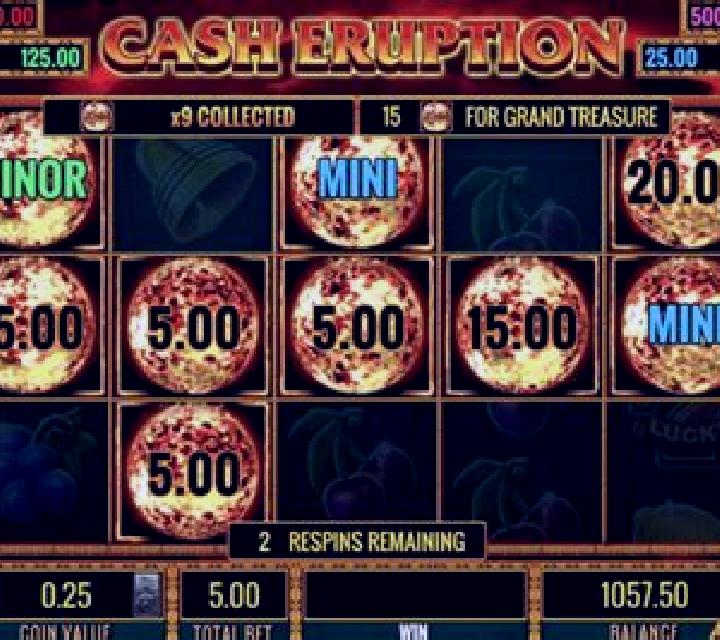 Cash Eruption Vegas slot game