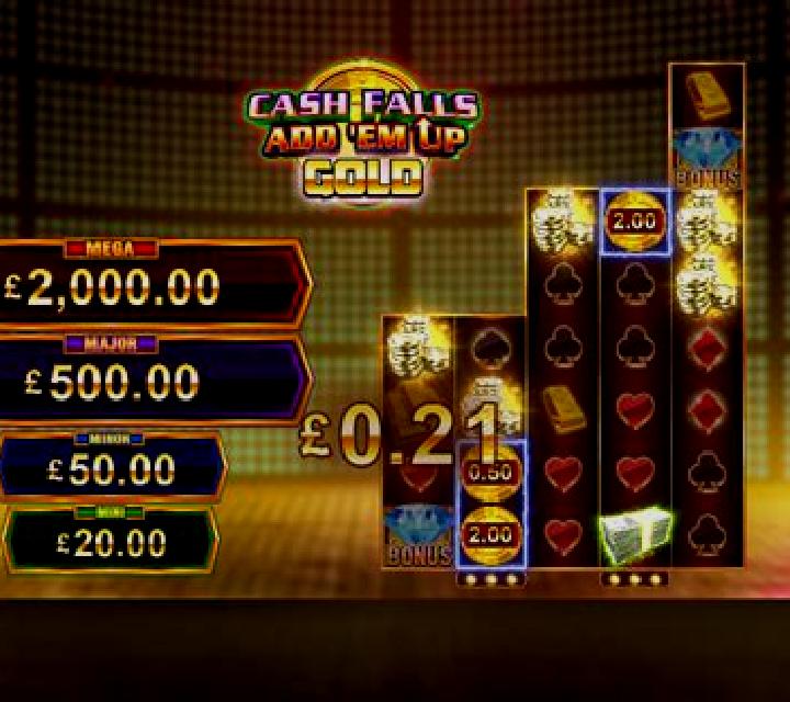 Cash Falls: Add Em Up Gold slot machine