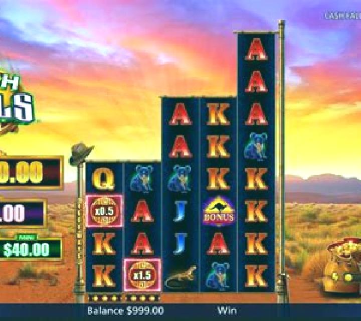 Cash Falls Outback Fortune slot