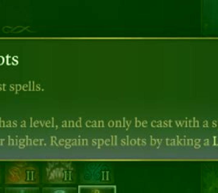 Cash Spell slot