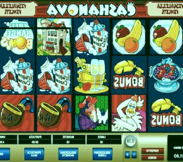 Cashanova online slot