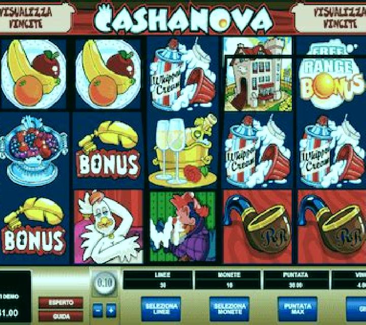 Cashanova slot machine