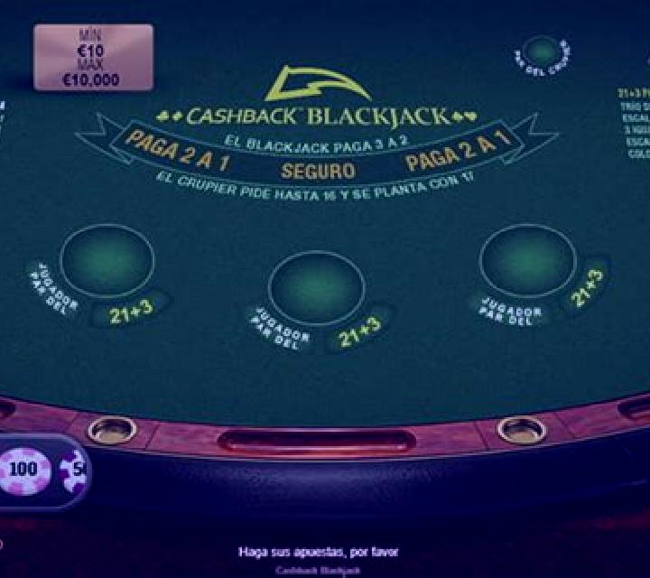 Cashback Blackjack (Playtech) online slot