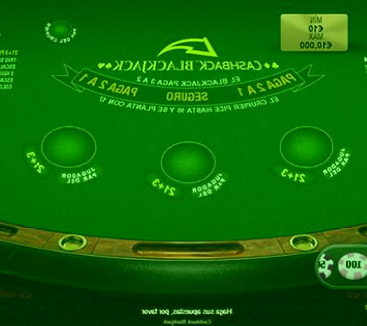 Cashback Blackjack (Playtech) slot game