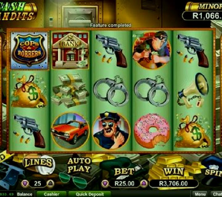 Cashbag Bandits slot game