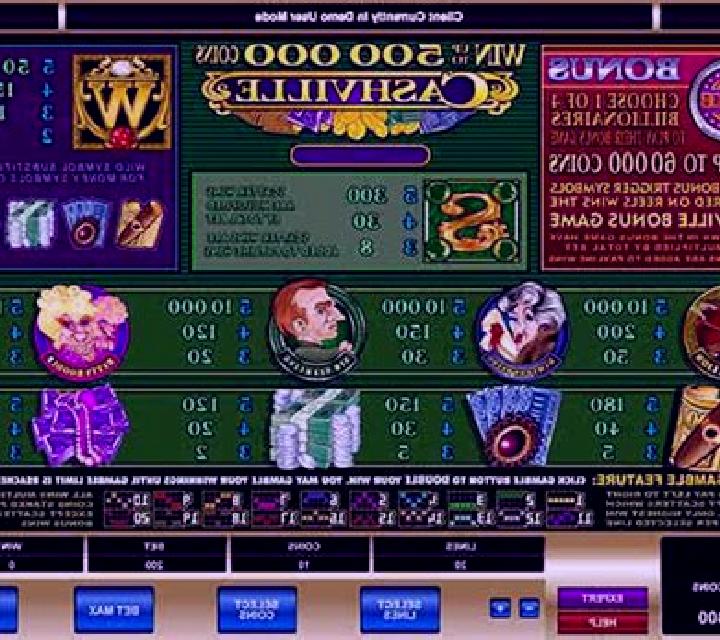 Cashville slot machine