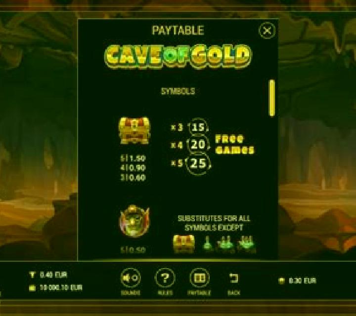 Cave of Gold slot game