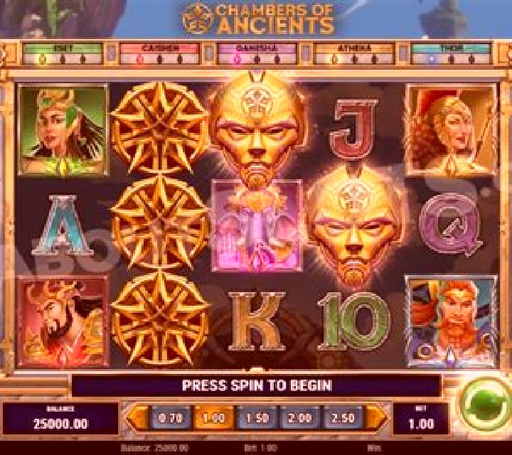 Chambers of Ancients by Play N GO: slot machine