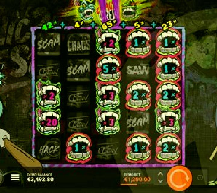 Chaos Crew Scratch slot machine