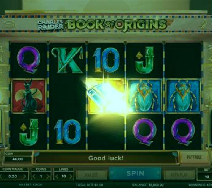 Charles Raider & The Sands of Fate slot machine