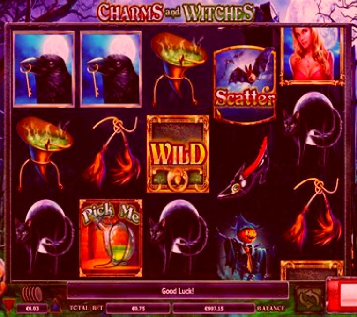 Charms and Witches slot game