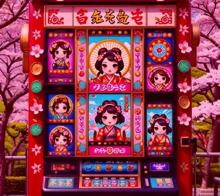 Cherry Blossoms Mini slot machine