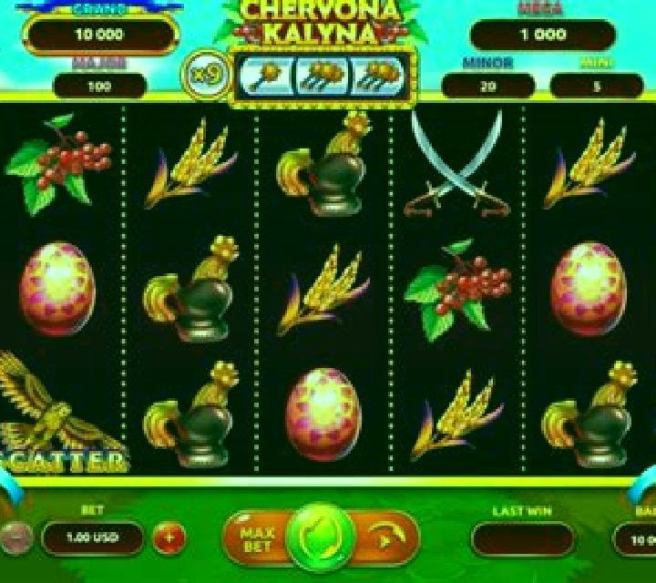 Chervona Kalyna Megaways slot machine