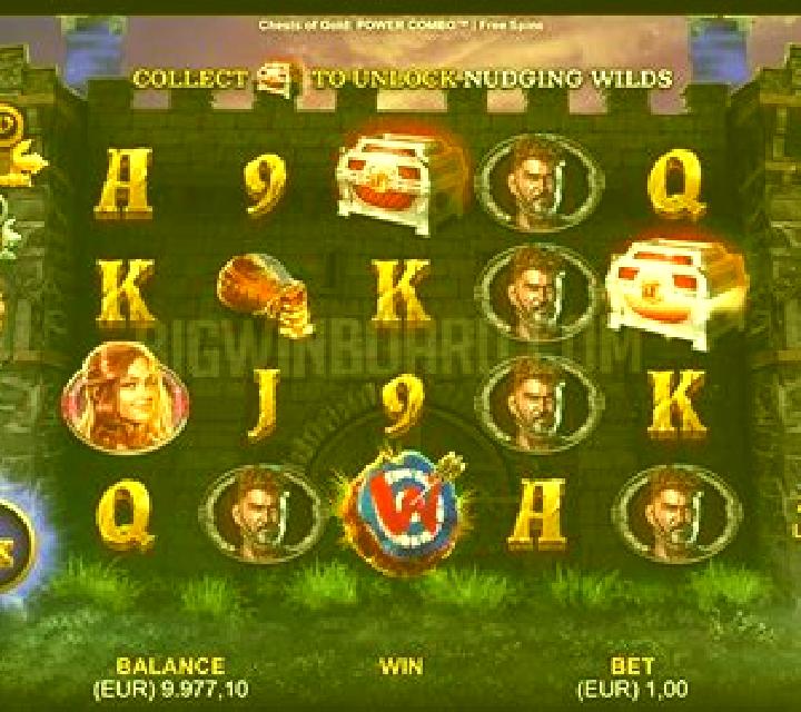 Chests of Gold Power Combo slot